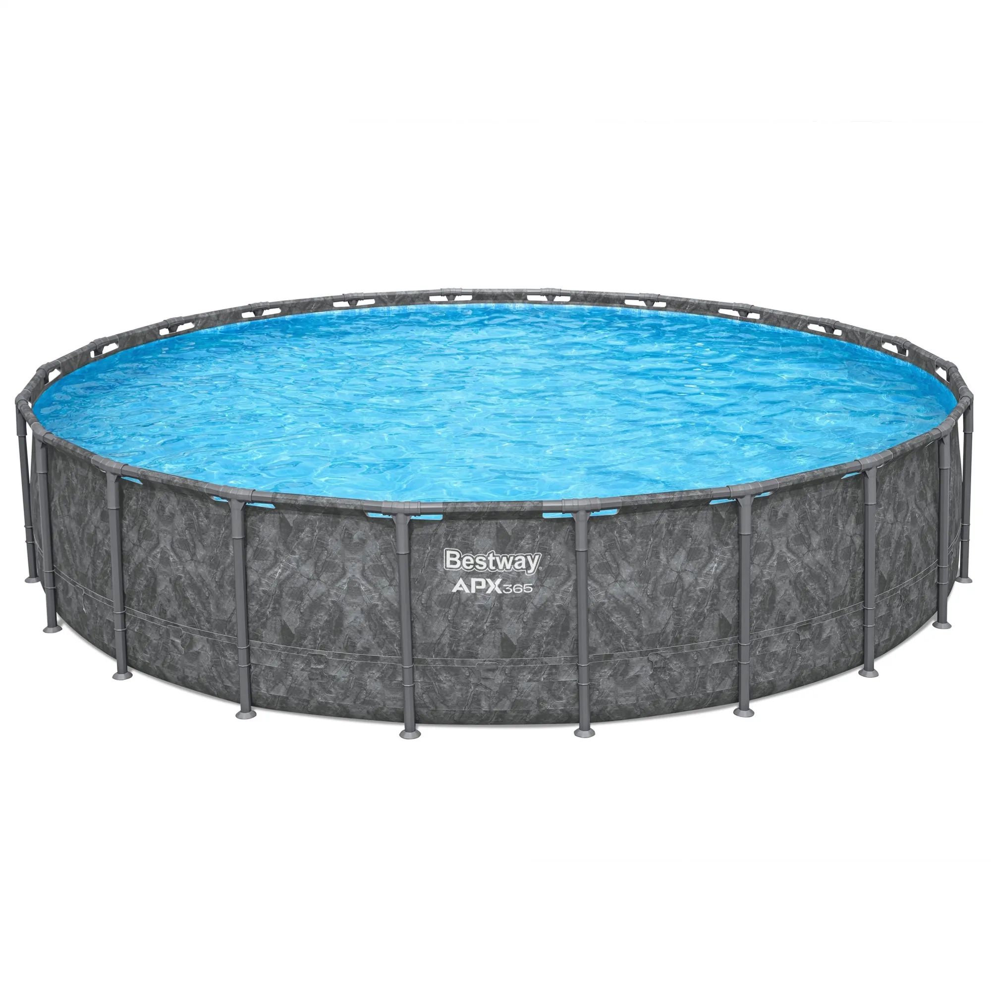 Bestway APX 365 22’x52″ Round Above Ground Swimming Pool Set with Pump and Ladder-31239