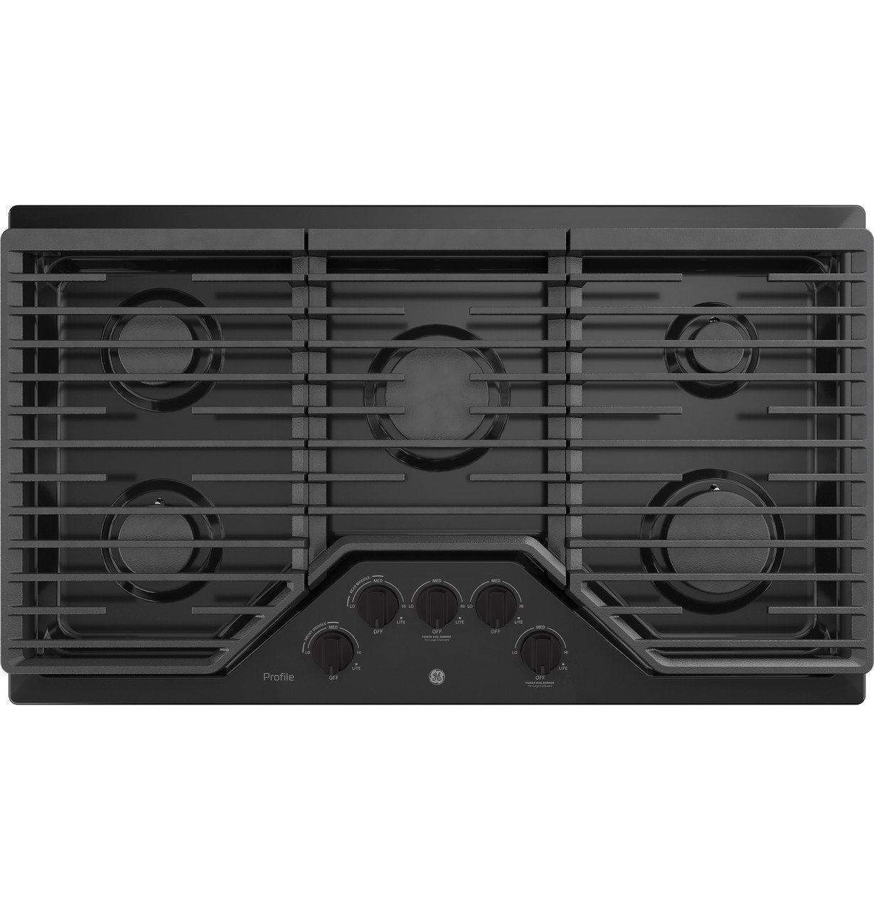 GE Profile Series 36″ Built-In Gas Cooktop PGP7036DLBB-42836