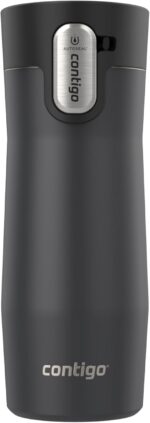 Contigo West Loop 3.0 Stainless Steel Insulated Travel Mug, Leak Proof with AutoSeal Lid, 16oz, Matte Black