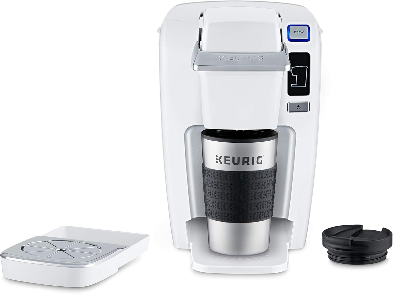 Keurig Stainless Steel Insulated Coffee Travel Mug, Fits Under Any Keurig K-Cup Pod Coffee Maker, 12 Oz, Stainless Steel - Image 7