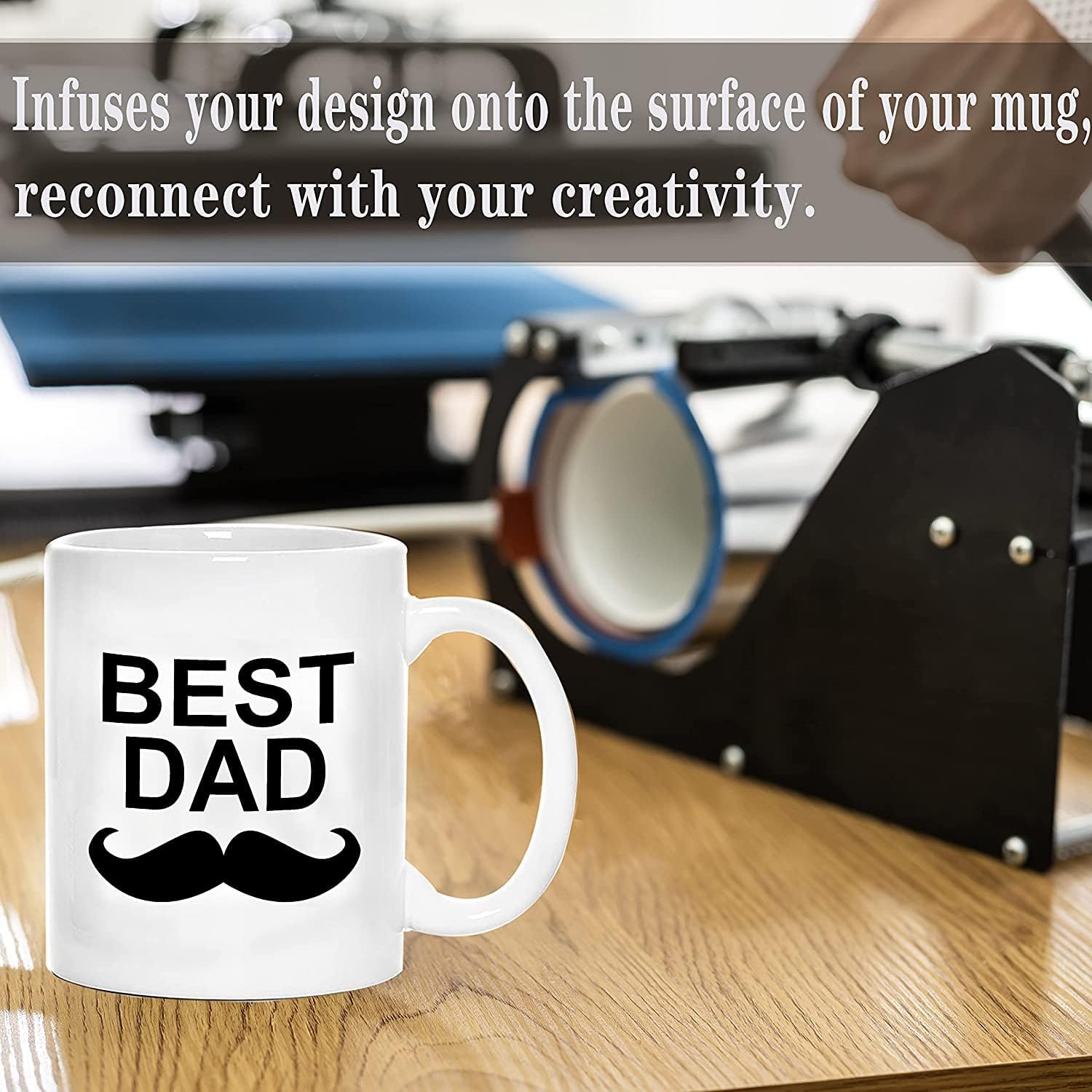 TANGLONG Sublimation Mugs 15 oz, Sublimation Blanks, Bulk Coffee Mugs,White Cups for Coffee,Latte, Soup, Milk, Hot Cocoa Set of 12 - Image 5