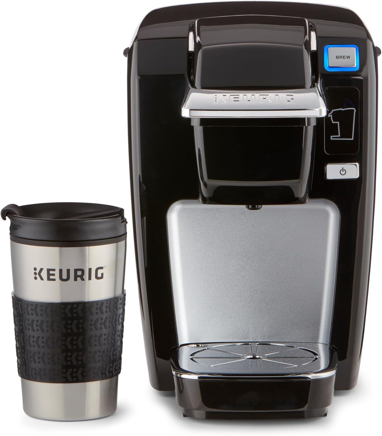 Keurig Stainless Steel Insulated Coffee Travel Mug, Fits Under Any Keurig K-Cup Pod Coffee Maker, 12 Oz, Stainless Steel - Image 4