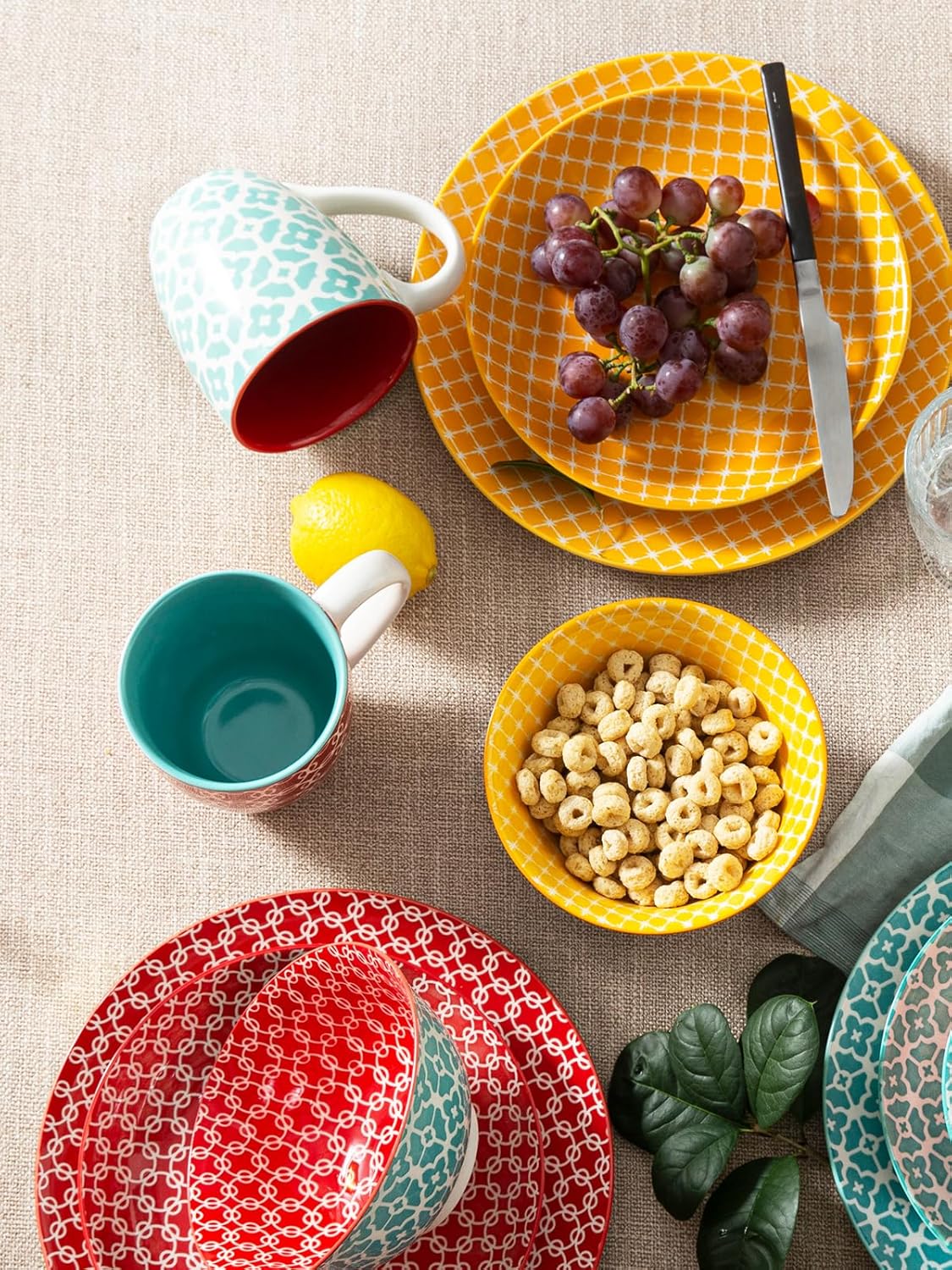 DOWAN Coffee Mugs Set of 6, 16 oz Large Porcelain Mug, Ceramic Tea Cups with Handle for Men Women, Mug Gift Set, Housewarming Wedding Gift - Image 6